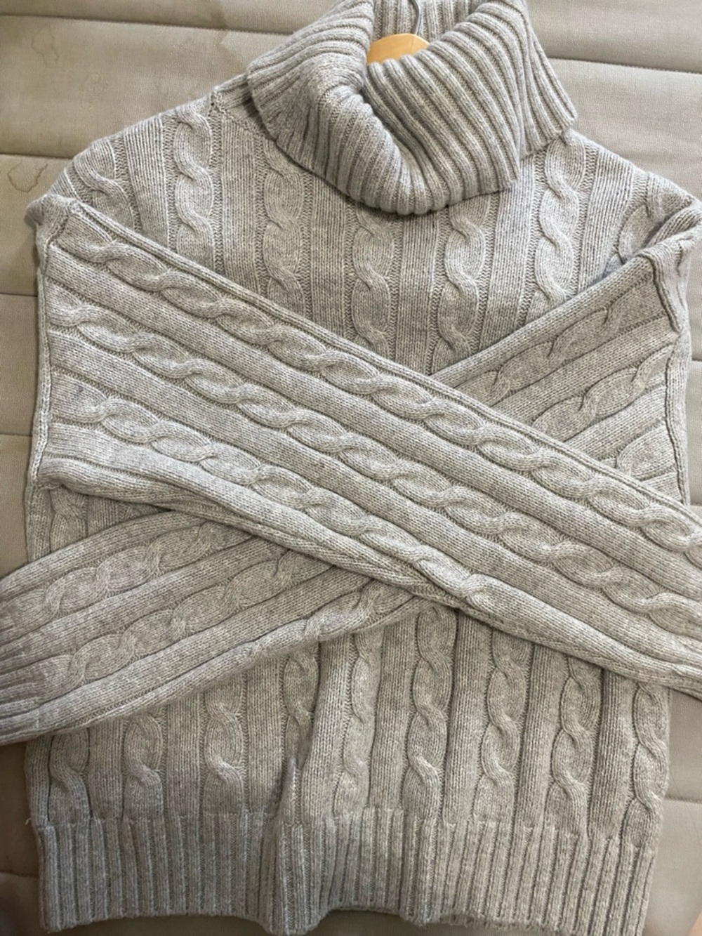 Sunday Best Cable Knit Turtleneck Sweater - Picture 3 of 8